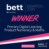 2025 winner, primary digital learning product Numeracy & Math, BETT Awards