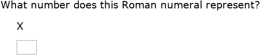 IXL - Roman numerals I, V, X (Grade 1 maths practice)