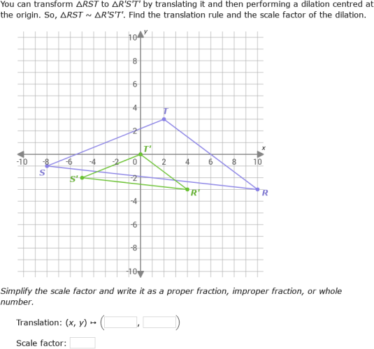 IXL Similar triangles and similarity transformations (Grade 12 maths practice)