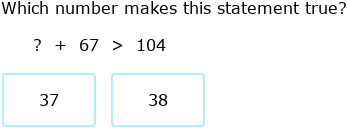 IXL - Inequalities with addition and subtraction (Grade 5 maths practice)