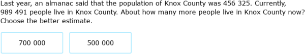 IXL - Estimate sums and differences: word problems (Grade 6 maths practice)
