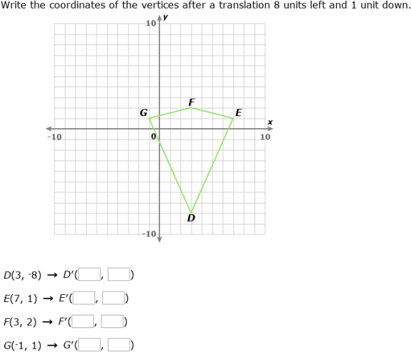 ixl translations find the coordinates grade 6 maths