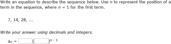 IXL - Write variable expressions for geometric sequences (Grade 11 ...