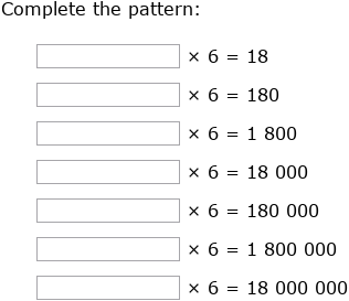 IXL - Multiplication patterns over increasing place values (Grade 5 ...