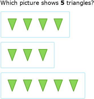 IXL - Represent numbers - up to 10 (Preschool maths practice)