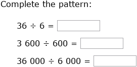 IXL - Division patterns over increasing place values (Grade 5 maths ...