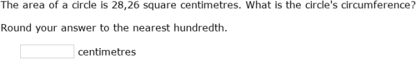 IXL - Circles, semicircles and quarter circles (Grade 8 maths practice)
