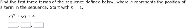 IXL - Evaluate variable expressions for number sequences (Grade 10 ...