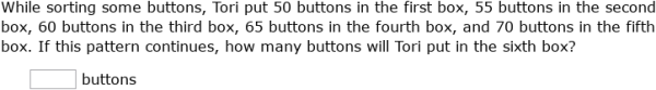 IXL - Number sequences: word problems (Grade 6 maths practice)