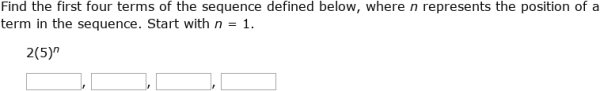 IXL - Evaluate variable expressions for sequences (Grade 11 maths practice)